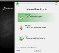 NovaBACKUP Professional 16.0.19 screenshot. Click to enlarge!