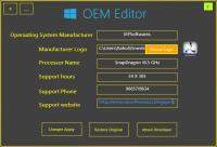 OEM Editor 1.0 screenshot. Click to enlarge!
