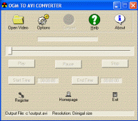 OGM to AVI Converter 3.0.2.1 screenshot. Click to enlarge!