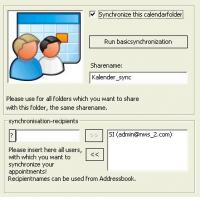 OLCalendarSync 1.31 screenshot. Click to enlarge!