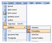 OfficeMenu 1.7 screenshot. Click to enlarge!