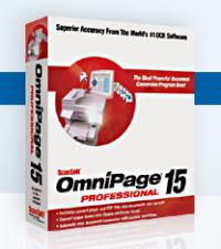 Omni Page Professional 15 screenshot. Click to enlarge!