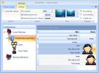 OnlineVNC 4.1.0 screenshot. Click to enlarge!