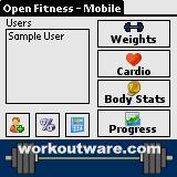 Open Fitness - Mobile Edition 1.1 screenshot. Click to enlarge!