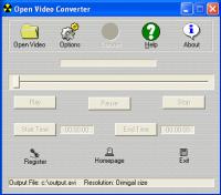 Open Video Converter 3.3.4.6 screenshot. Click to enlarge!