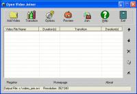 Open Video Joiner 3.0.2.8 screenshot. Click to enlarge!