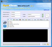 OptiClean 1.02 screenshot. Click to enlarge!