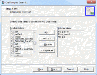OraDump to Excel 5.2 screenshot. Click to enlarge!
