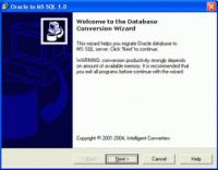 Oracle-to-MSSQL 3.1 screenshot. Click to enlarge!