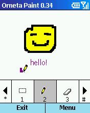 Orneta Paint for Smartphone 2002 1.0.0 screenshot. Click to enlarge!