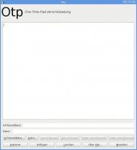 Otp 1.0.1 screenshot. Click to enlarge!