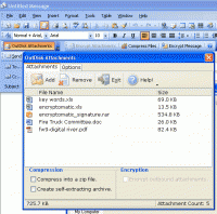 OutDisk FTP for Outlook 3.1.1 screenshot. Click to enlarge!