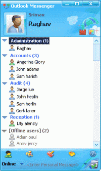 Outlook Messenger Link Server 3.0.0.8 screenshot. Click to enlarge!
