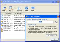 Outlook Password (TSOP) 2.1 screenshot. Click to enlarge!