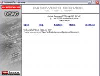 Outlook Recovery 2007 screenshot. Click to enlarge!