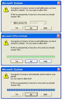 Outlook Security Manager 1.5 screenshot. Click to enlarge!