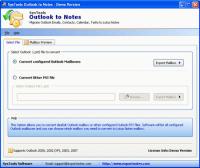 Outlook to NSF 6.0 screenshot. Click to enlarge!