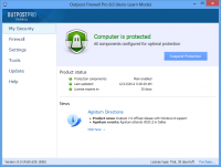 Outpost Firewall Pro 8.1.4303.670.1908 screenshot. Click to enlarge!