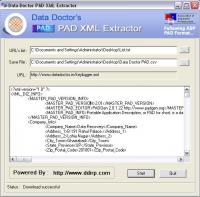 PAD Information Extraction Utility 3.1.6 screenshot. Click to enlarge!
