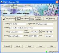 PAL PC Tracker Lite 1.01 screenshot. Click to enlarge!