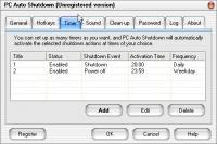 PC Auto Shutdown 6.5 screenshot. Click to enlarge!