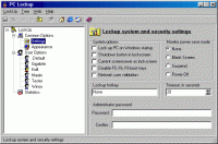 PC LockUp 2.191 screenshot. Click to enlarge!