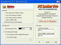 PC Locker Pro 1.3 screenshot. Click to enlarge!