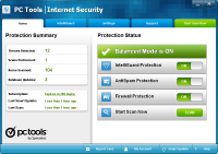 PC Tools Internet Security 2012 9.1.0.2898 screenshot. Click to enlarge!