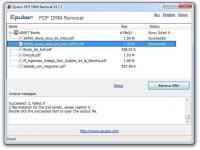 PDF Drm Removal 1.8.4 screenshot. Click to enlarge!