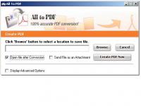 PDF-File All To PDF Converter 4.2 screenshot. Click to enlarge!