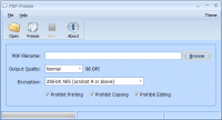 PDF Freeze 1.0 screenshot. Click to enlarge!