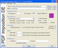 PDF Imposition Desktop Edition 1.19 screenshot. Click to enlarge!