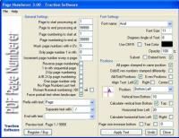 PDF Page Numberer 3.01 screenshot. Click to enlarge!