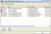 PDF Password Recovery COM SDK 3.1 screenshot. Click to enlarge!