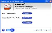 PDF Password Remover v 2.0 screenshot. Click to enlarge!
