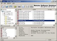 PDF Plain Text Extractor 4.2 screenshot. Click to enlarge!