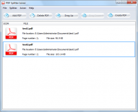 PDF Splitter Joiner 1.0 screenshot. Click to enlarge!
