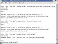 PDF Text Stamp 1.23 screenshot. Click to enlarge!