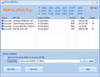 PDF To JPEG Converter Pro 4.30 screenshot. Click to enlarge!