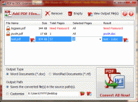 PDF to DOC 9.0.036 screenshot. Click to enlarge!