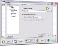 PDF to Jpeg/Jpg/Tiff/Bmps converter 2.0 screenshot. Click to enlarge!