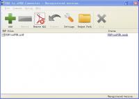 PDF to ePUB Converter 2.1 screenshot. Click to enlarge!
