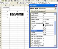 PDF417-ActiveX 1.93 screenshot. Click to enlarge!