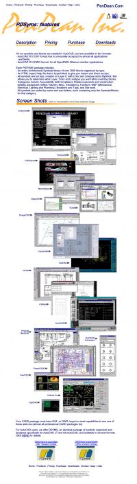PDSYMS DXF Symbols Library 3.0 screenshot. Click to enlarge!