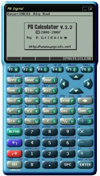 PG Calculator (Second Edition) 2.2 screenshot. Click to enlarge!