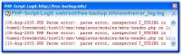 PHP-Script-Logit 120.342a screenshot. Click to enlarge!