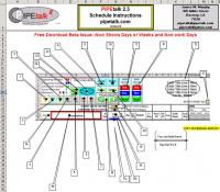 PIPEtalk Excel Gantt Schedule 2.3 screenshot. Click to enlarge!