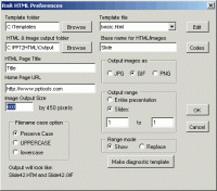 PPT2HTML 2.0 screenshot. Click to enlarge!