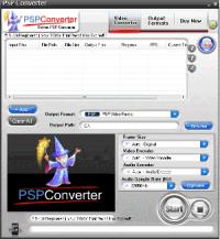PSP Converter 6.42 screenshot. Click to enlarge!
