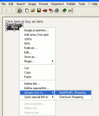 Pageville shopping cart plug in for EasyWebEditor 1.5 screenshot. Click to enlarge!